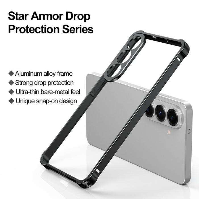 OEM - Mobilskal för Samsung Galaxy S26 Plus Bumper med linsram - Svart