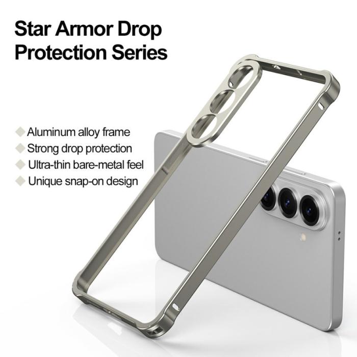 OEM - Mobilskal för Samsung Galaxy S26 Plus Bumper med linsram - Titan