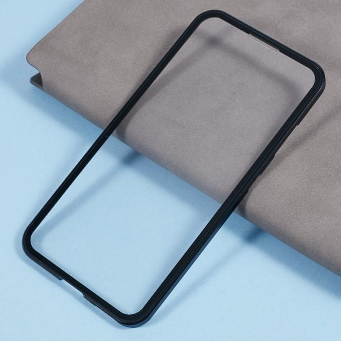 OEM - Mobilskal för Samsung Galaxy S26 Plus Dubbel-Sidigt Härdat Glas - Svart