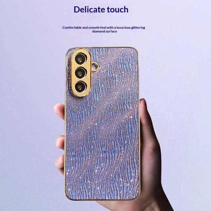 OEM - Mobilskal för Samsung Galaxy S26 Plus Elektropolerad PU + TPU - Rosa