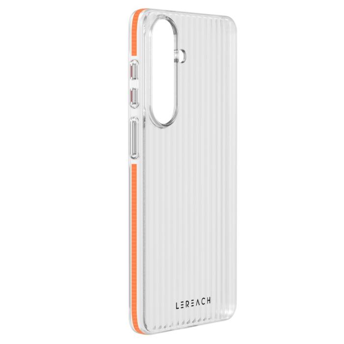 LeReach - LeReach Mobilskal för Samsung Galaxy S26 Plus Flödande rutnät PC - Orange