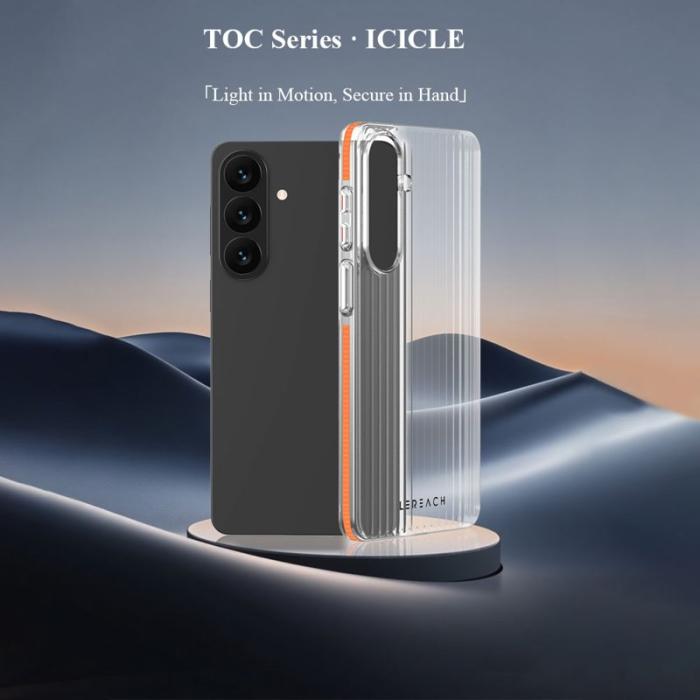 LeReach - LeReach Mobilskal för Samsung Galaxy S26 Plus Flödande rutnät PC - Vit