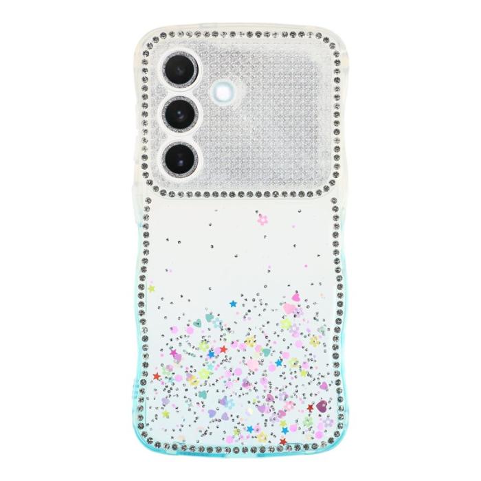 OEM - Mobilskal för Samsung Galaxy S26 Plus Glitter TPU - Gradient Blå