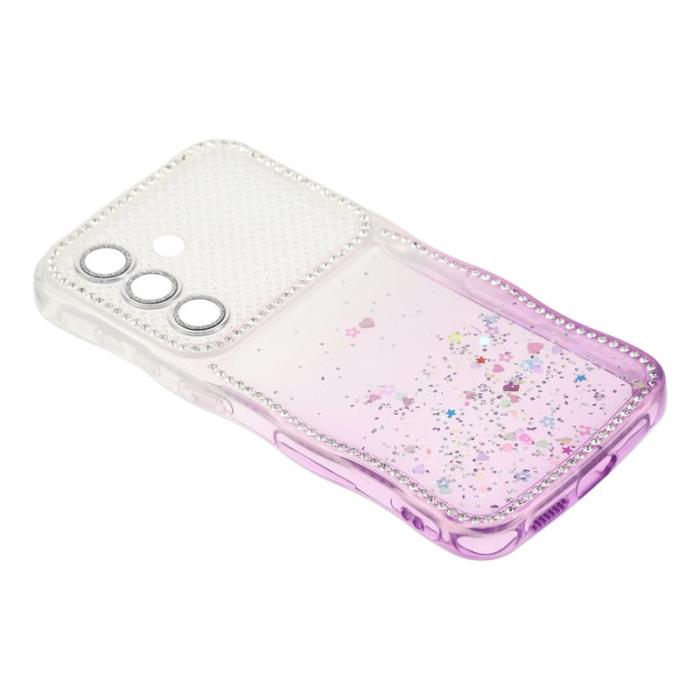 OEM - Mobilskal för Samsung Galaxy S26 Plus Glitter TPU - Gradient Lila