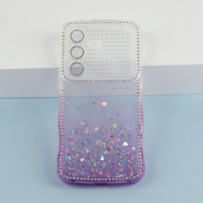 OEM - Mobilskal för Samsung Galaxy S26 Plus Glitter TPU - Gradient Lila