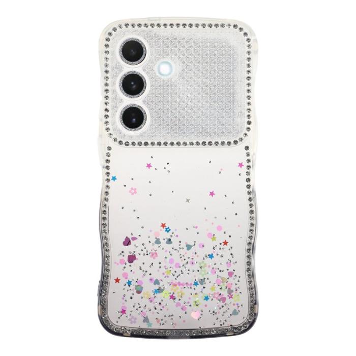 OEM - Mobilskal för Samsung Galaxy S26 Plus Glitter TPU - Gradient Svart