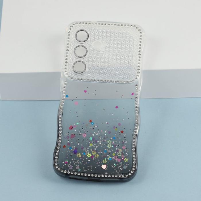 OEM - Mobilskal för Samsung Galaxy S26 Plus Glitter TPU - Gradient Svart