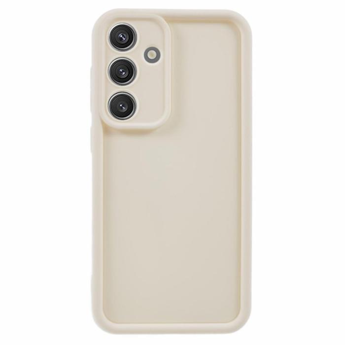 OEM - Mobilskal för Samsung Galaxy S26 Plus Grooved Design TPU - Beige
