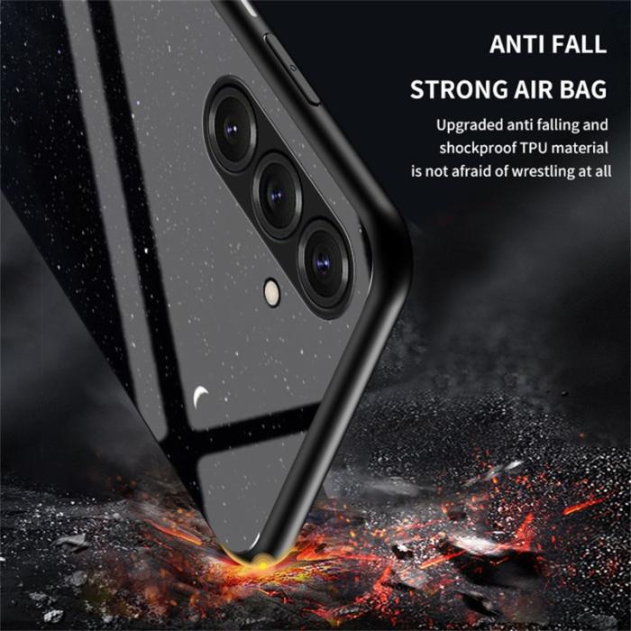 OEM - Mobilskal för Samsung Galaxy S26 Plus Härdat glas - Spridande stjärnor