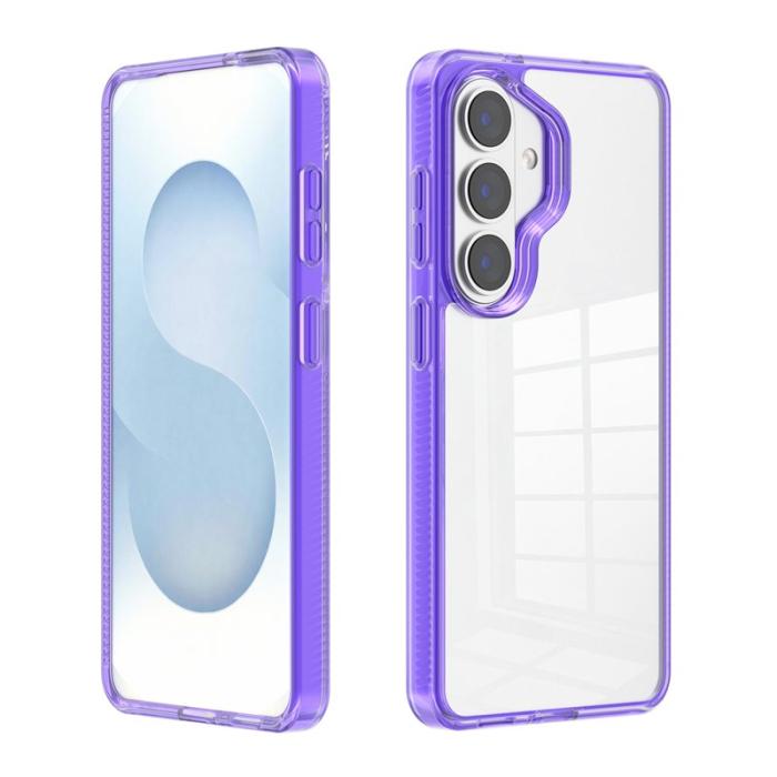 OEM - Mobilskal för Samsung Galaxy S26 Plus HD Klar TPU + PC Stöttålig - Lila