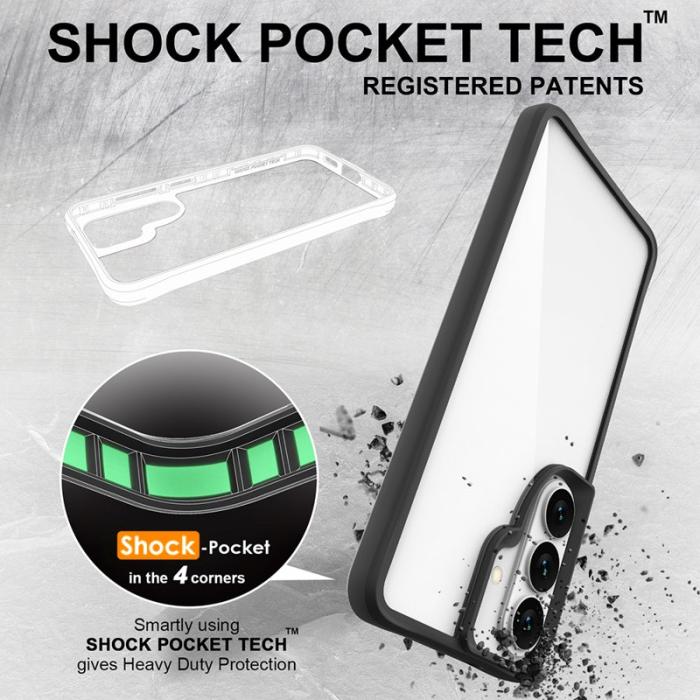 OEM - Mobilskal för Samsung Galaxy S26 Plus Hybrid PC + TPU Shockproof - Svart