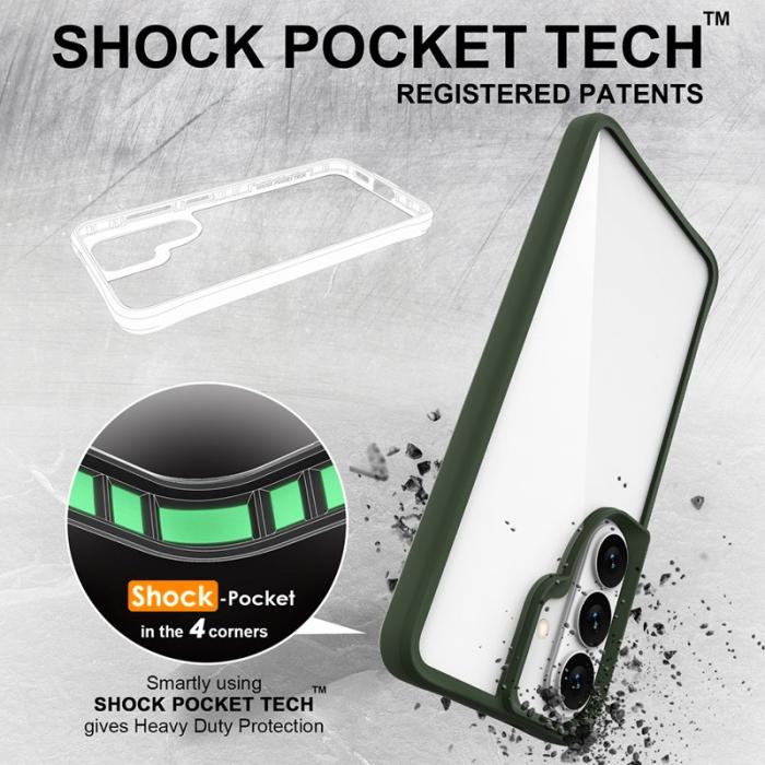 OEM - Mobilskal för Samsung Galaxy S26 Plus Hybrid PC + TPU Stöttålig - Grön