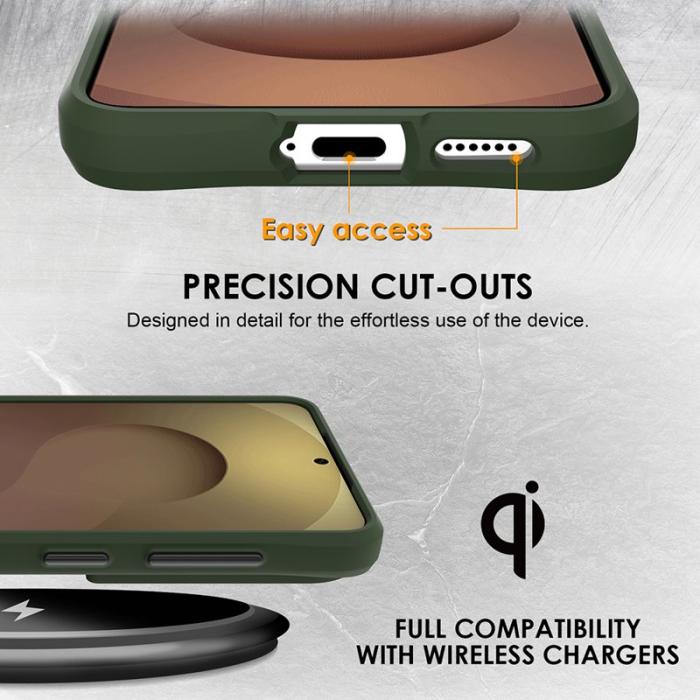 OEM - Mobilskal för Samsung Galaxy S26 Plus Hybrid PC + TPU Stöttålig - Grön