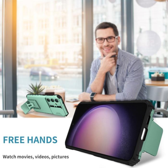 OEM - Mobilskal för Samsung Galaxy S26 Plus Kamera Skydd PC + TPU - Ljusblå