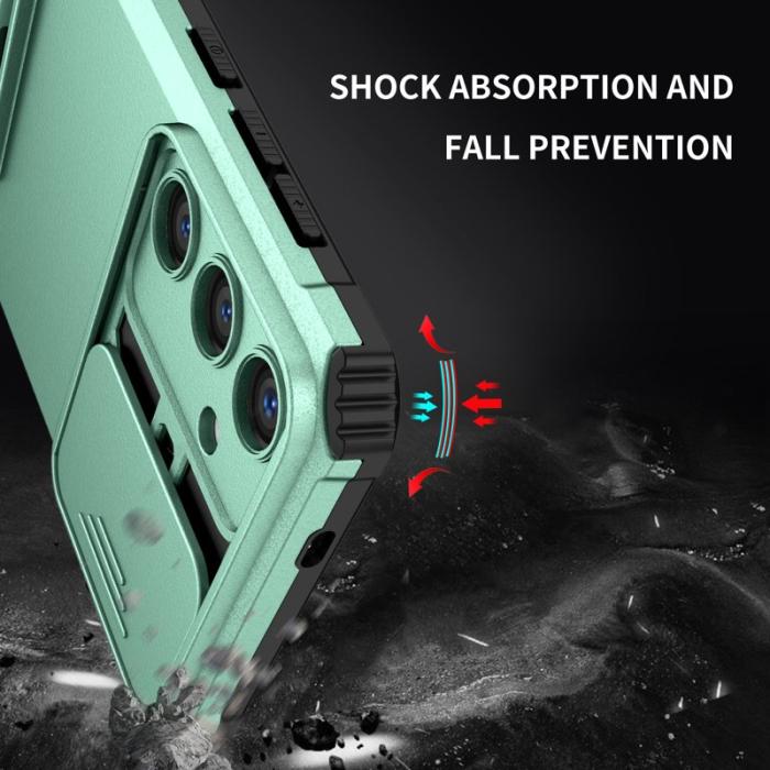 OEM - Mobilskal för Samsung Galaxy S26 Plus Kamera Skydd PC + TPU - Ljusblå