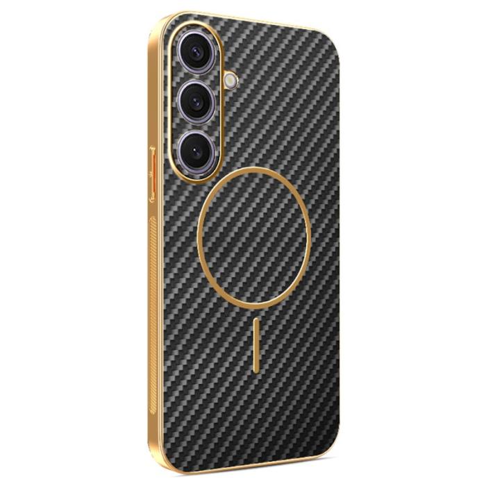 OEM - Mobilskal för Samsung Galaxy S26 Plus Karbonfiber TPU - Svart