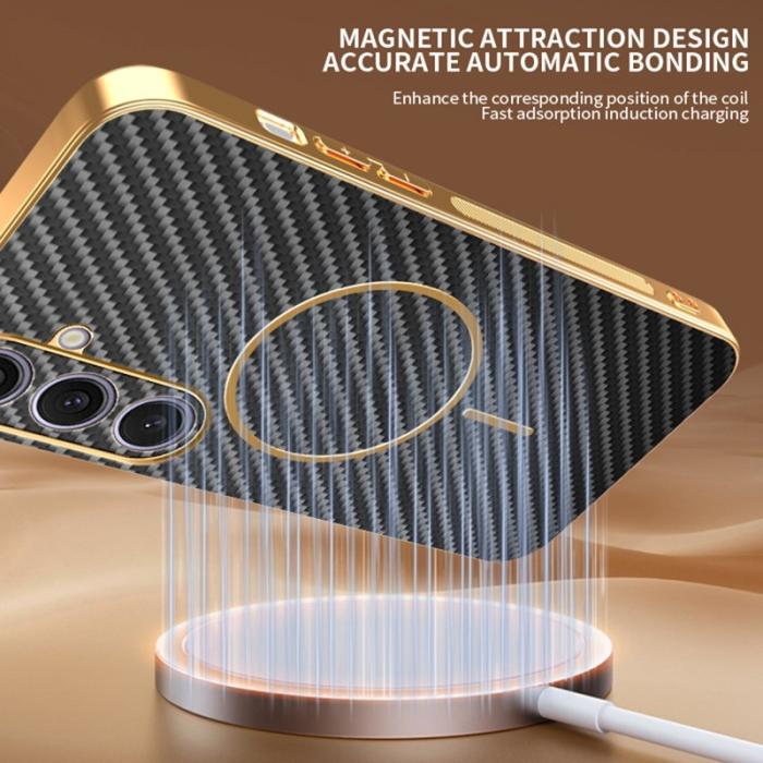 OEM - Mobilskal för Samsung Galaxy S26 Plus Karbonfiber TPU - Svart