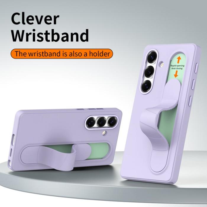 OEM - Mobilskal för Samsung Galaxy S26 Plus Kickstand PC + Silikon - Lila