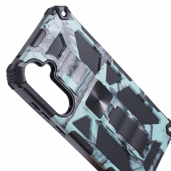 OEM - Mobilskal för Samsung Galaxy S26 Plus Kickstand PC + TPU - Ljusgrön