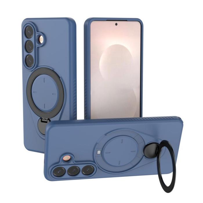 WANLONFENG - WANLONFENG Mobilskal för Samsung Galaxy S26 Plus Kickstand PC + TPU - Safir