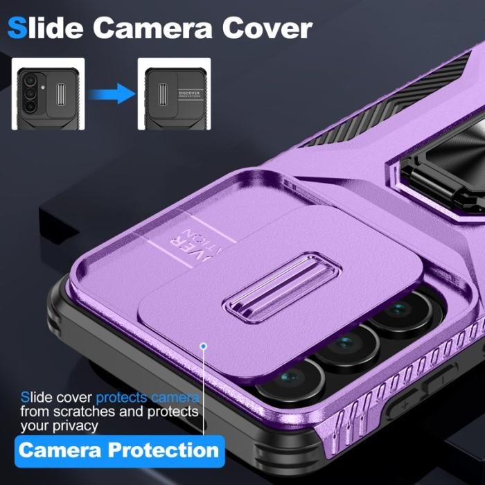 OEM - Mobilskal för Samsung Galaxy S26 Plus Kickstand TPU + PC - Lila