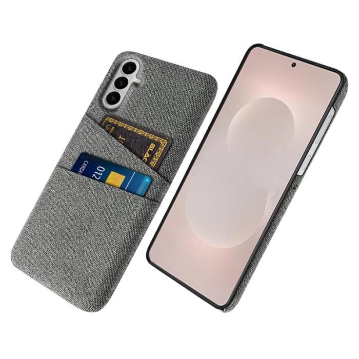 OEM - Mobilskal för Samsung Galaxy S26 Plus Kläde + Hård PC - Grå