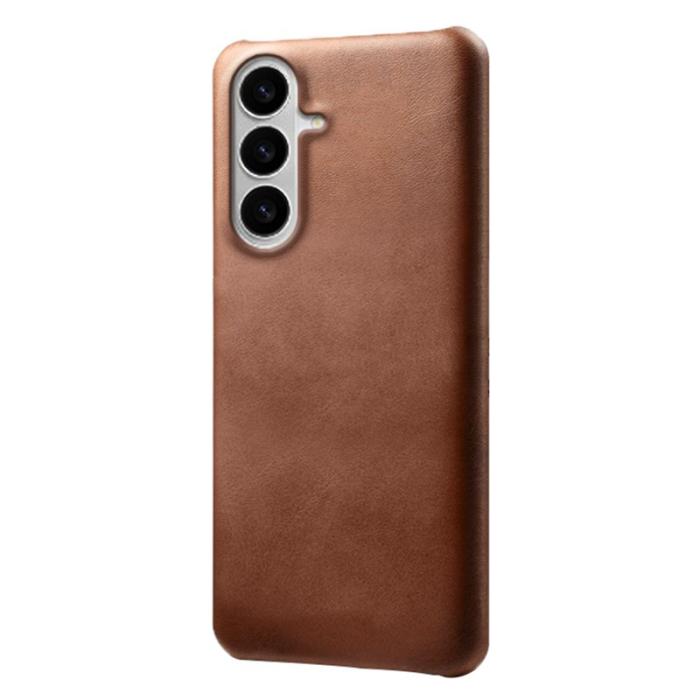 OEM - Mobilskal för Samsung Galaxy S26 Plus Konstläder PC - Brun
