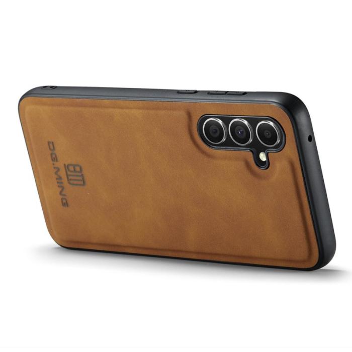 DG.MING - DG.Ming Mobilskal för Samsung Galaxy S26 Plus Konstläder PC + TPU - Brun