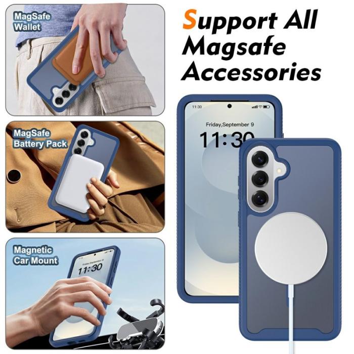 OEM - Mobilskal för Samsung Galaxy S26 Plus Magnetiskt 2 i 1 PC + TPU - Blå