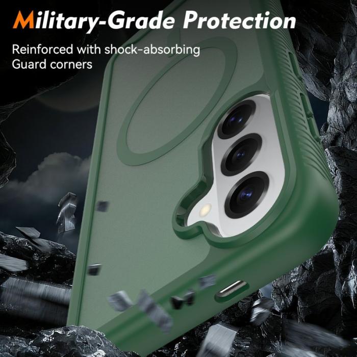 OEM - Mobilskal för Samsung Galaxy S26 Plus Magnetiskt 2 i 1 PC + TPU - Grön