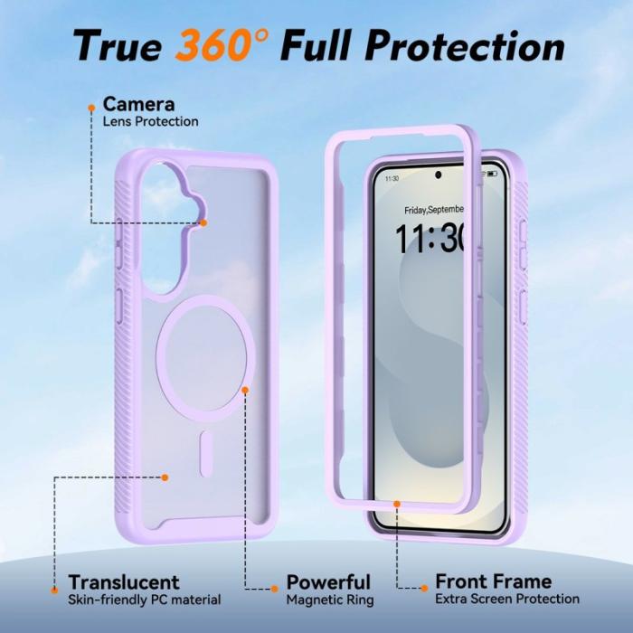 OEM - Mobilskal för Samsung Galaxy S26 Plus Magnetiskt 2 i 1 PC + TPU - Lila