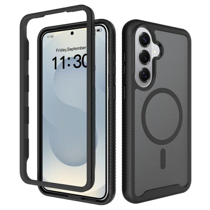 OEM - Mobilskal för Samsung Galaxy S26 Plus Magnetiskt 2 i 1 PC + TPU - Svart