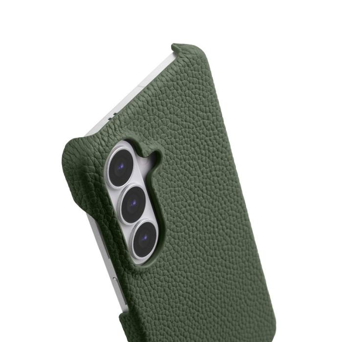 Melkco - MELKCO Mobilskal för Samsung Galaxy S26 Plus Magnetiskt Äkta läder - Mörkgrön