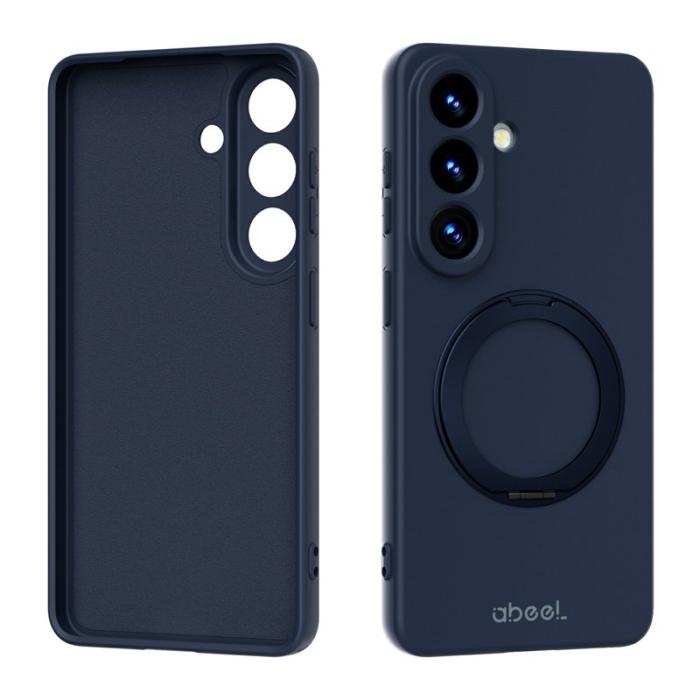 ABEEL - ABEEL Mobilskal för Samsung Galaxy S26 Plus Magnetiskt Kickstand - Mörkblå