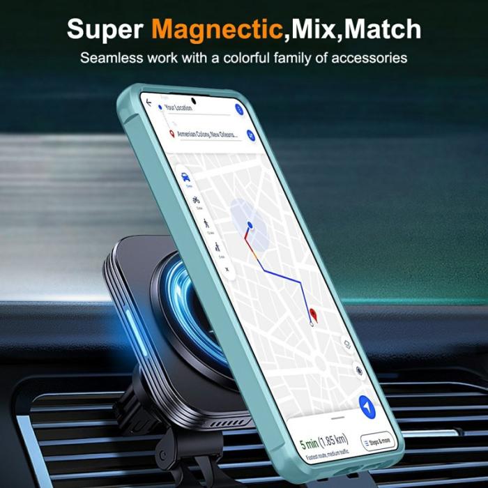 OEM - Mobilskal för Samsung Galaxy S26 Plus Magnetiskt Kickstand TPU + PC - Ljusblå