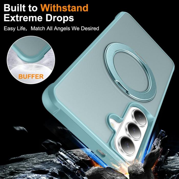 OEM - Mobilskal för Samsung Galaxy S26 Plus Magnetiskt Kickstand TPU + PC - Ljusblå