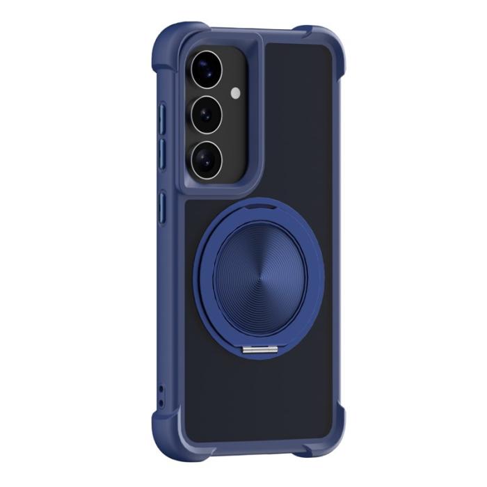 OEM - Mobilskal för Samsung Galaxy S26 Plus Magnetiskt Kickstand TPU + PC - Mörkblå