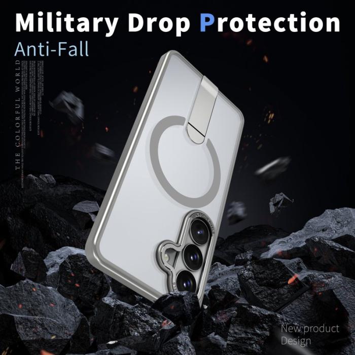 OEM - Mobilskal för Samsung Galaxy S26 Plus Magnetiskt Kickstand TPU - Titangrå