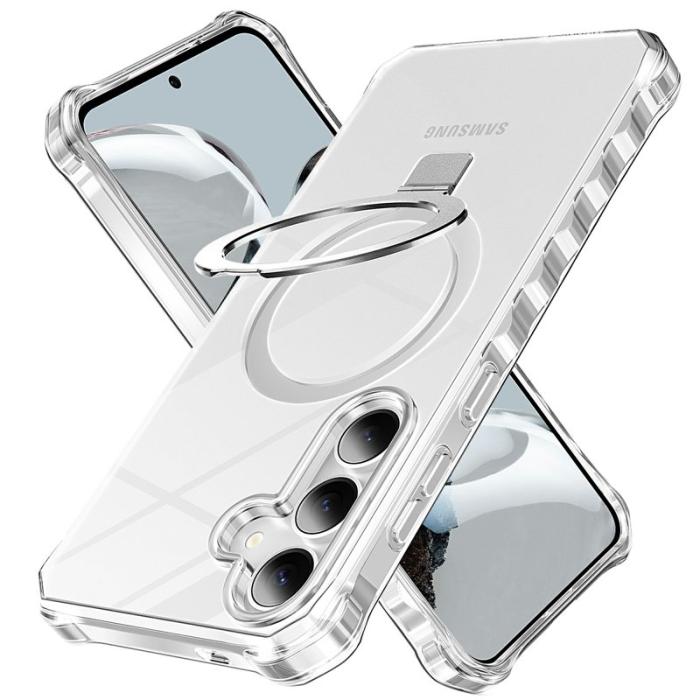 OEM - Mobilskal för Samsung Galaxy S26 Plus Magnetiskt Kickstand - Transparent