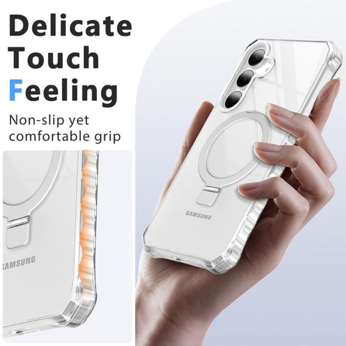 OEM - Mobilskal för Samsung Galaxy S26 Plus Magnetiskt Kickstand - Transparent