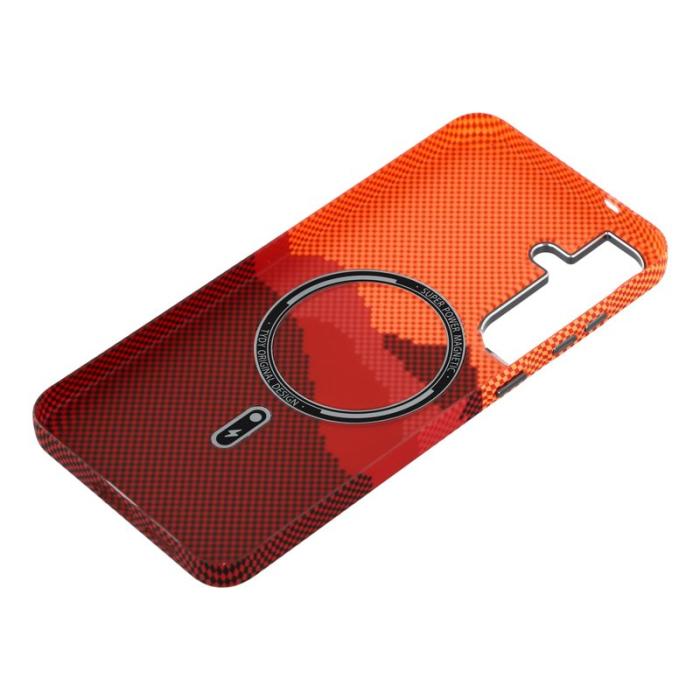 OEM - Mobilskal för Samsung Galaxy S26 Plus Magnetiskt PC - Alpina Orange