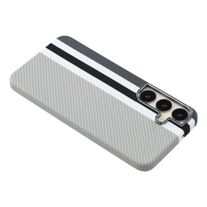 OEM - Mobilskal för Samsung Galaxy S26 Plus Magnetiskt PC - Gråa ränder