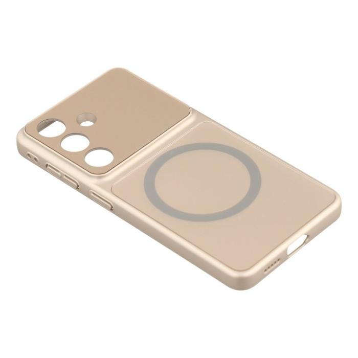 OEM - Mobilskal för Samsung Galaxy S26 Plus Magnetiskt PC - Titan Guld