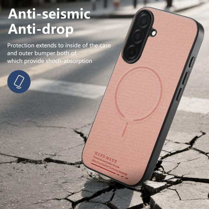 WANLONFENG - WANLONFENG Mobilskal för Samsung Galaxy S26 Plus Magnetiskt PC + TPU - Rosa