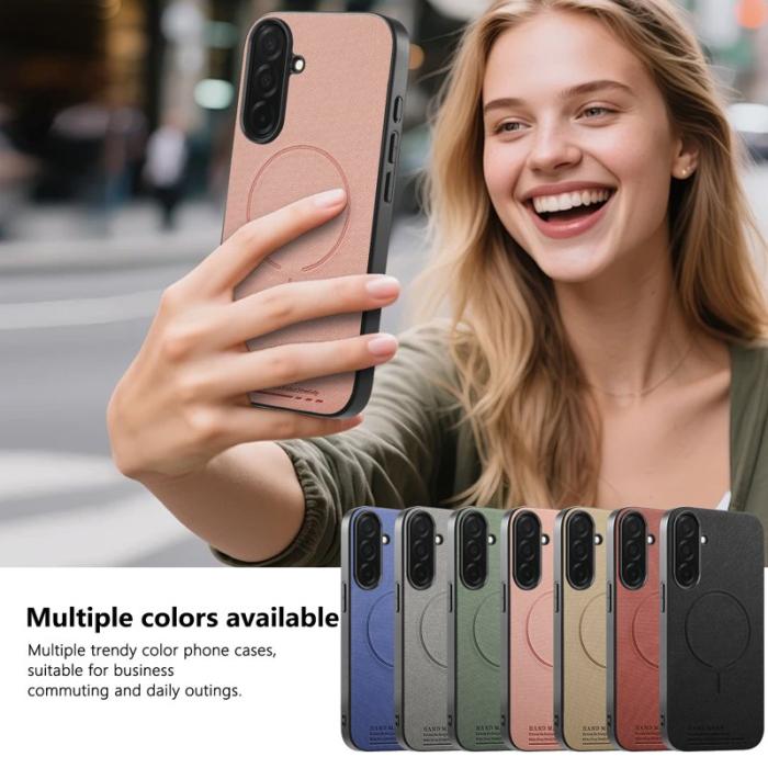 WANLONFENG - WANLONFENG Mobilskal för Samsung Galaxy S26 Plus Magnetiskt PC + TPU - Rosa