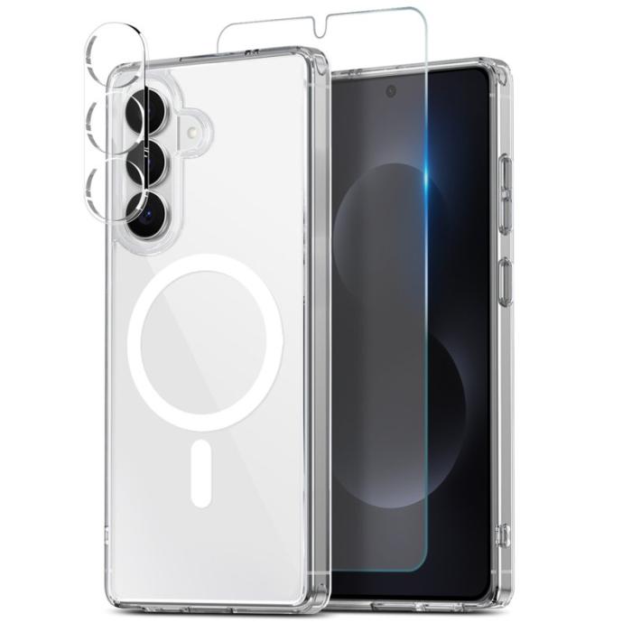 NORTHJO - NORTHJO Mobilskal för Samsung Galaxy S26 Plus Magnetiskt PC + TPU - Transparent