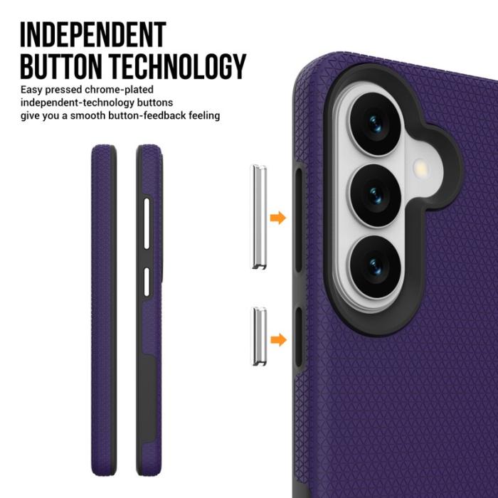 OEM - Mobilskal för Samsung Galaxy S26 Plus Magnetiskt Shockproof TPU + PC - Lila