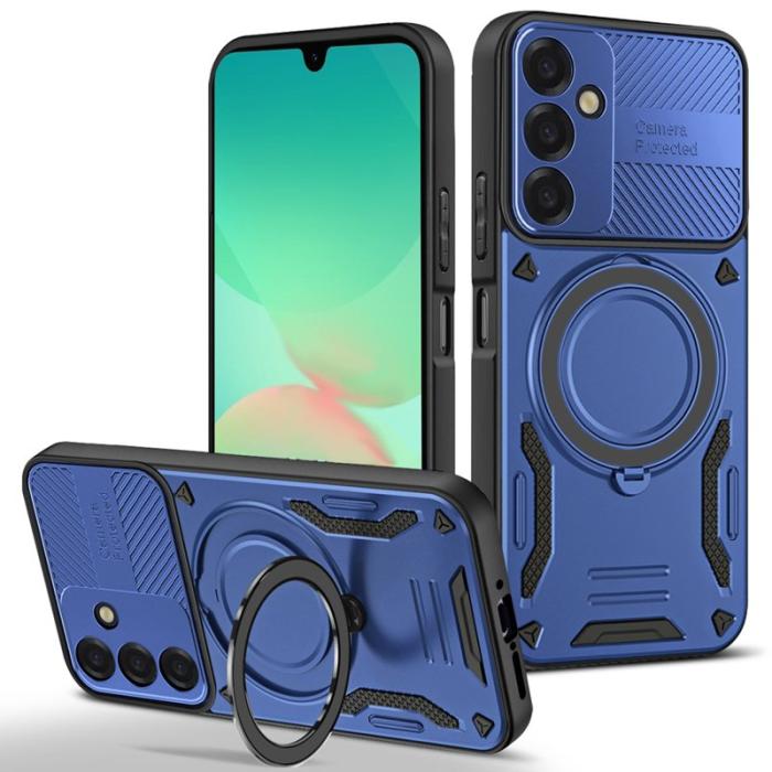 OEM - Mobilskal för Samsung Galaxy S26 Plus Magnetiskt Shockproof TPU + PC - Mörkblå