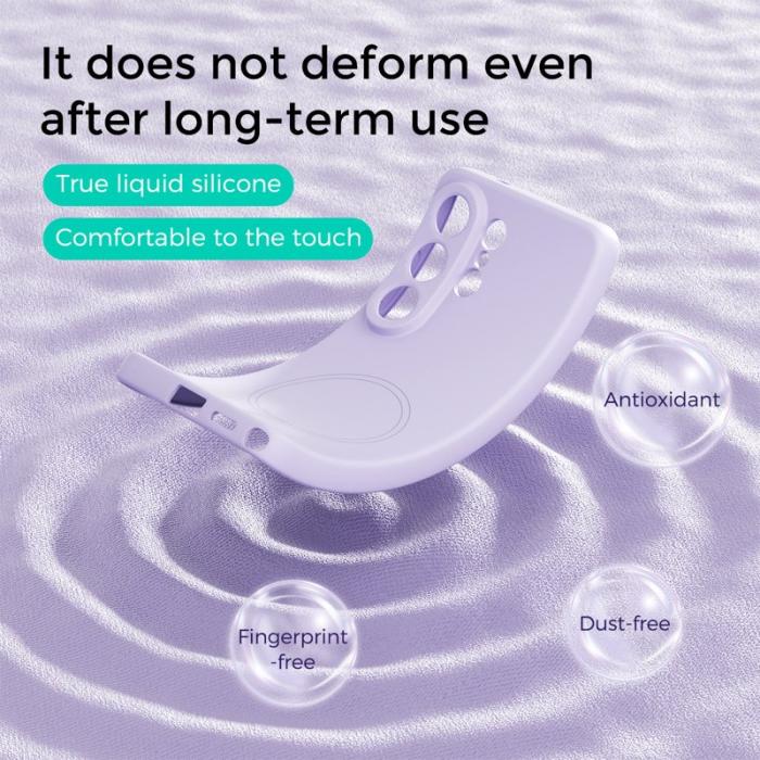 ABEEL - ABEEL Mobilskal för Samsung Galaxy S26 Plus Magnetiskt Silikon - Lila