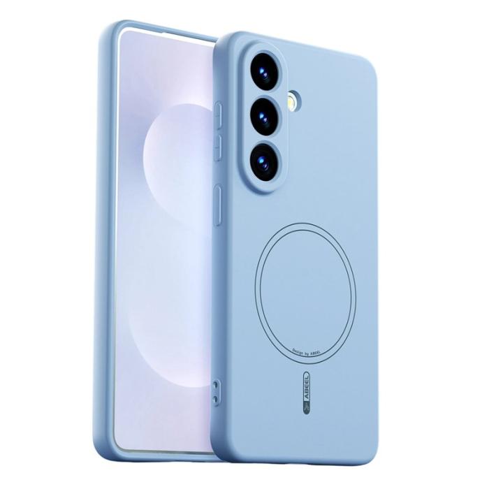 ABEEL - ABEEL Mobilskal för Samsung Galaxy S26 Plus Magnetiskt Silikon - Ljusblå